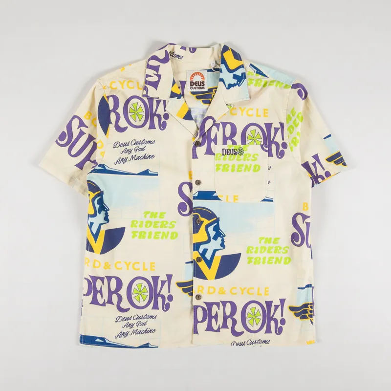 Deus Ex Machina Hard Hat Shirt Off White