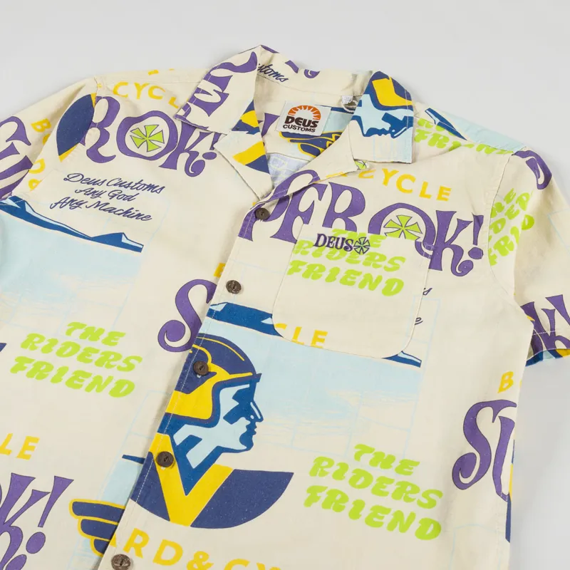 Deus Ex Machina Hard Hat Shirt Off White-2