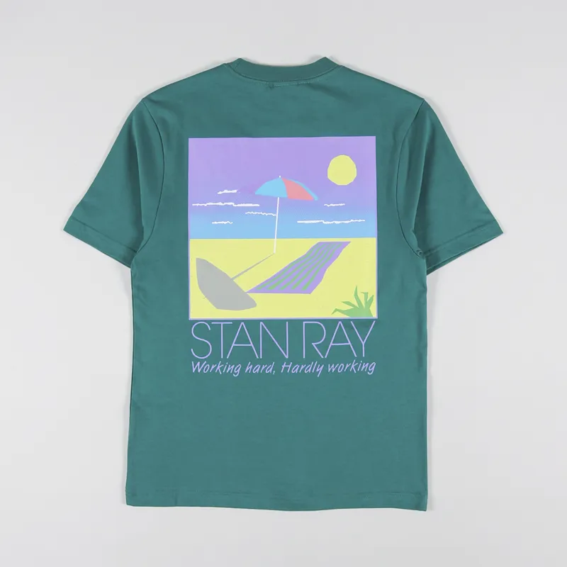 Stan Ray Hardly Working T Shirt Agave