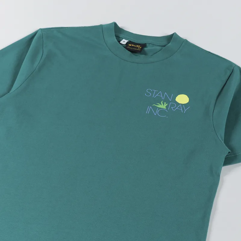 Stan Ray Hardly Working T Shirt Agave-3