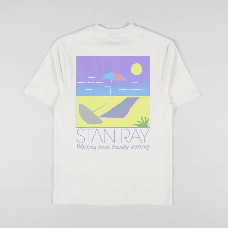 Stan Ray Hardly Working T Shirt Natural