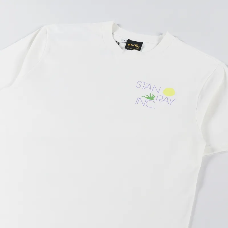 Stan Ray Hardly Working T Shirt Natural-3