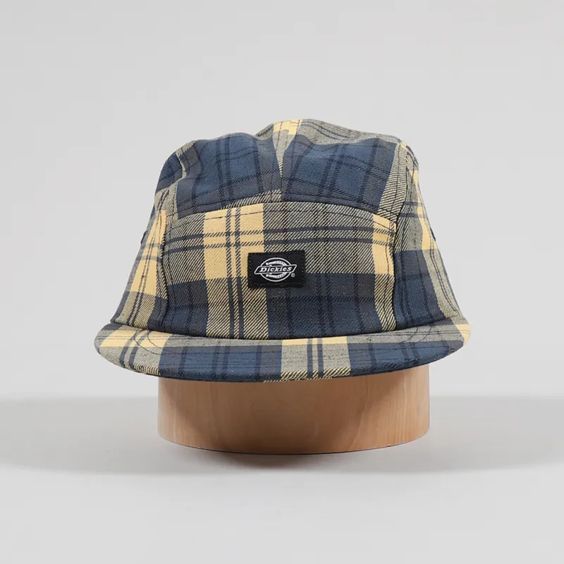 Dickies Hornbeck Check Cap Air Force Blue-2