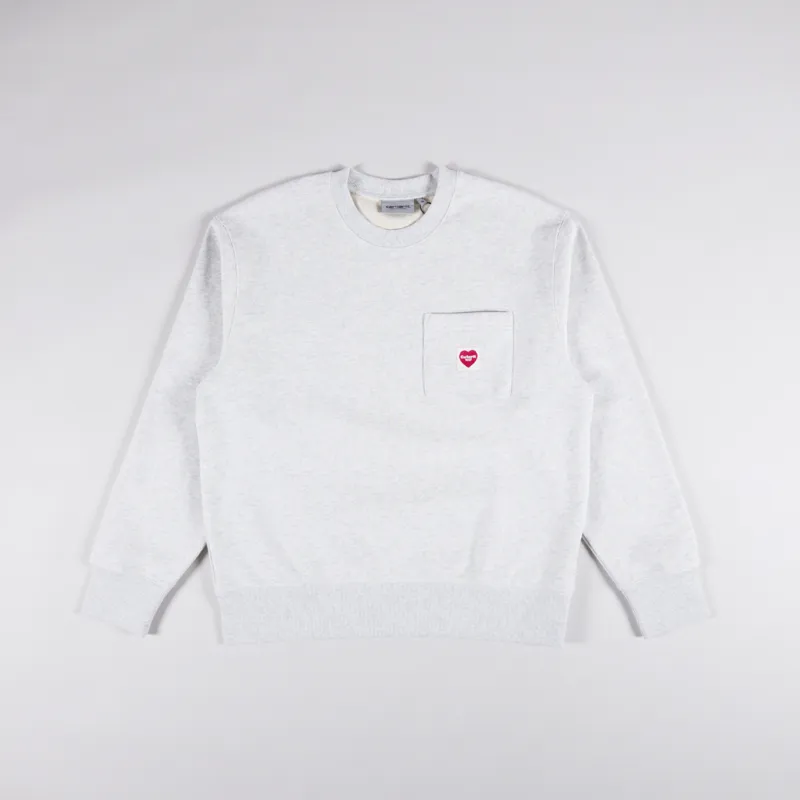 Carhartt WIP Heart Pocket Sweat Ash Heather
