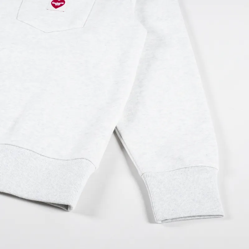 Carhartt WIP Heart Pocket Sweat Ash Heather-5