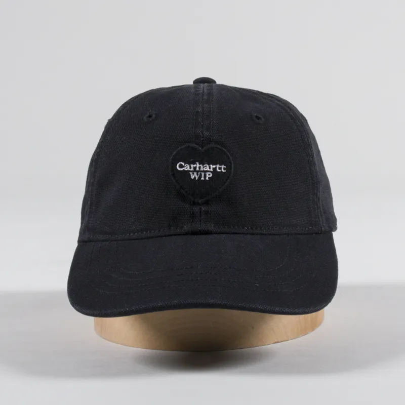 Carhartt WIP Heart Patch Cap Black-2