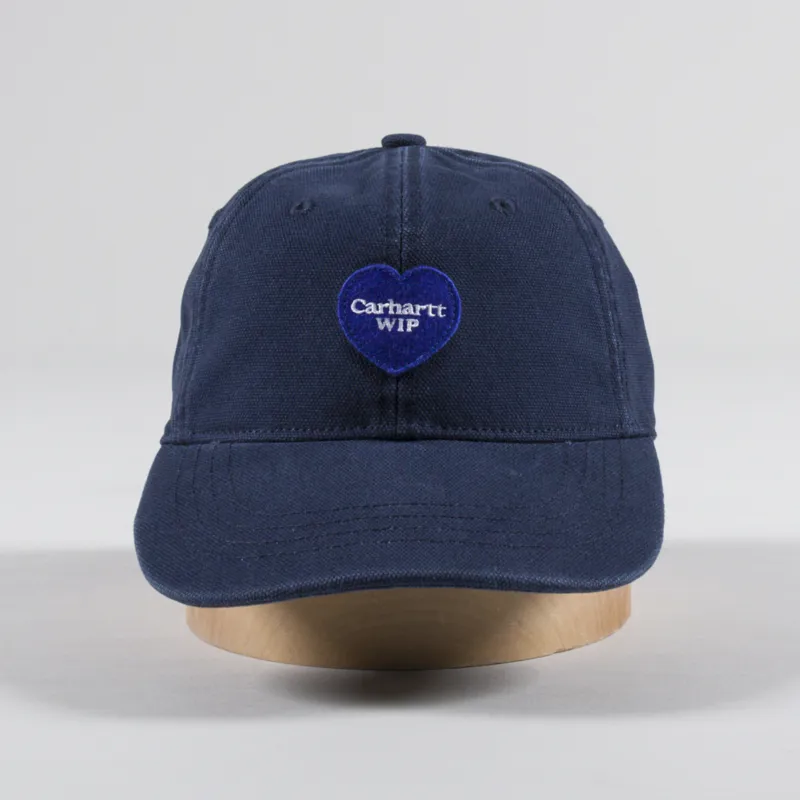 Carhartt WIP Heart Patch Cap Blue-2