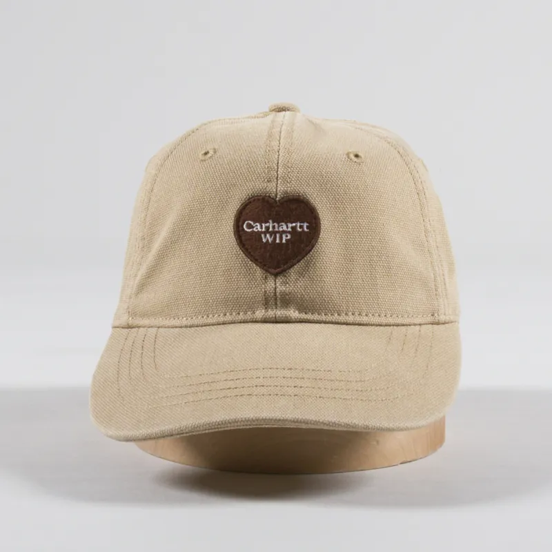Carhartt WIP Heart Patch Cap Dusty H Brown-2