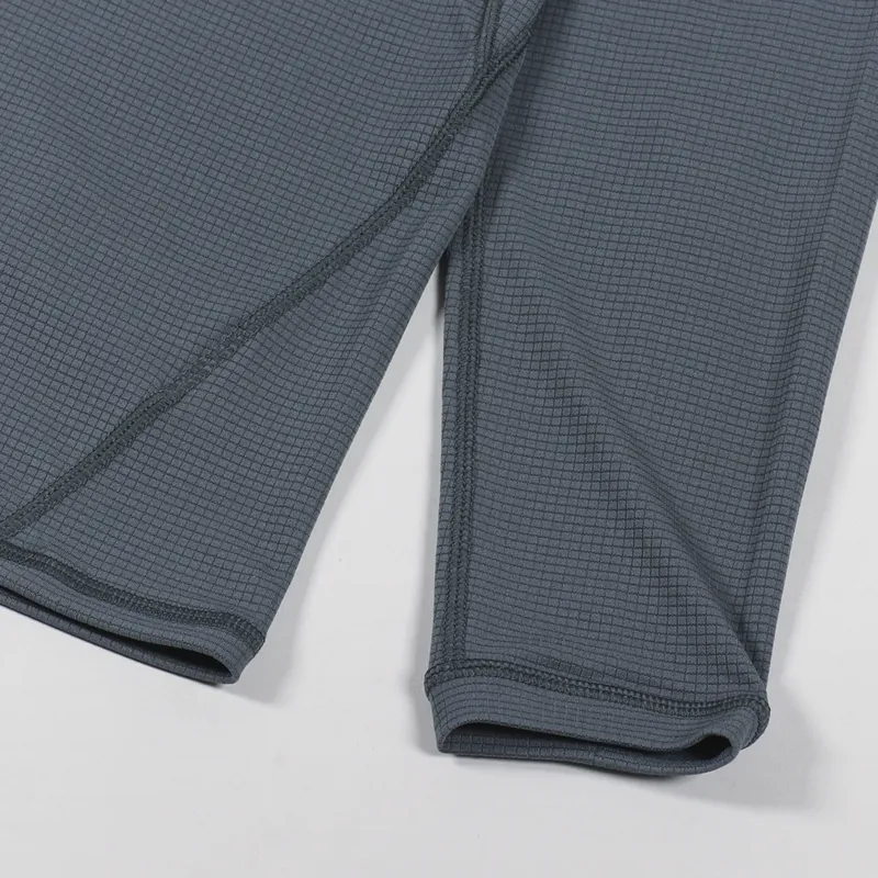 Snow Peak Polyester Power Dry Long Sleeve T Shirt Grey-4