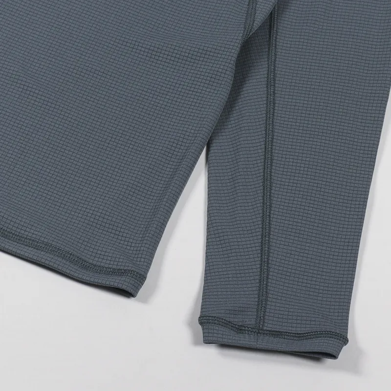 Snow Peak Polyester Power Dry Long Sleeve T Shirt Grey-6