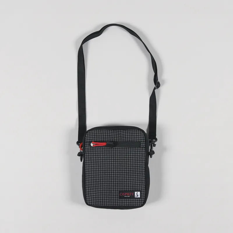 Osprey Heritage Musette 2 Pack Black White Grid