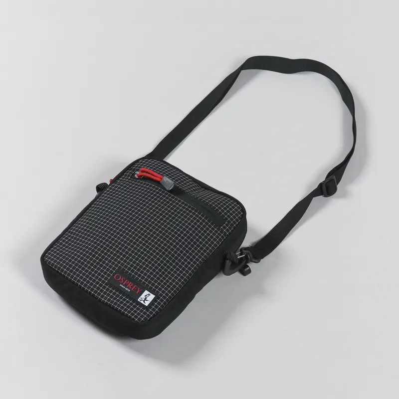 Osprey Heritage Musette 2 Pack Black White Grid-4