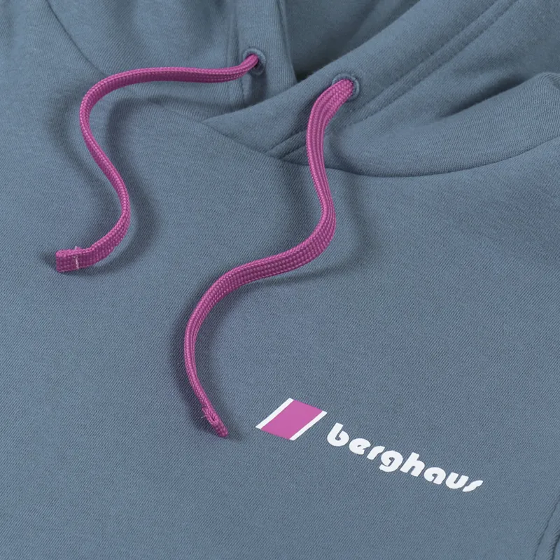 Berghaus Heritage Small Logo Hoodie China Blue-5
