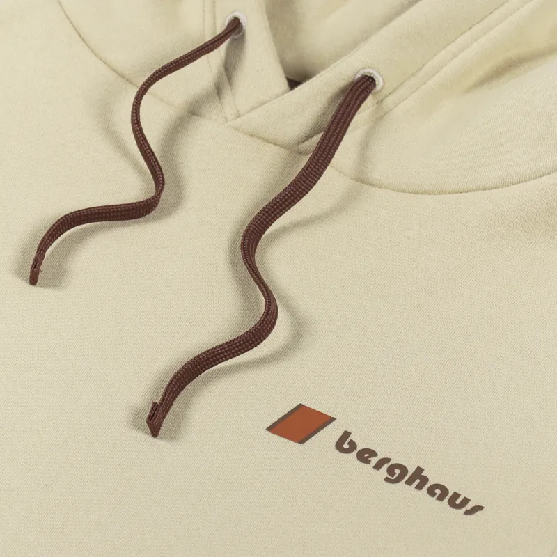 Berghaus Heritage Small Logo Hoodie Pale Khaki-5