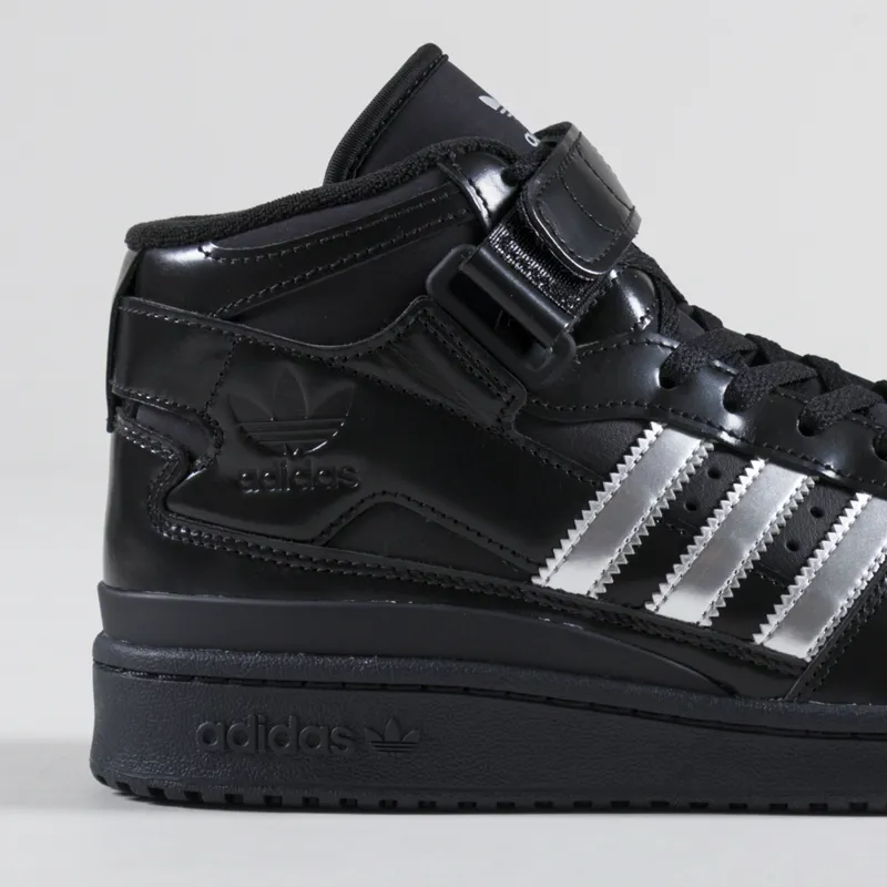 Adidas Skateboarding Heitor Forum 84 Mid ADV Shoes Black Silver-5