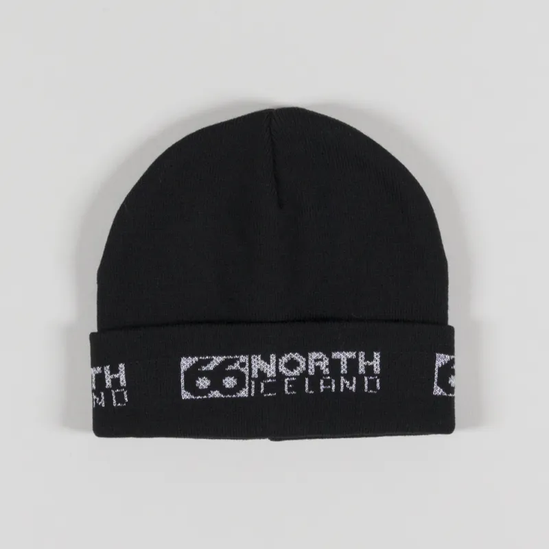 66 North Workman Hat Black Silver Reflective