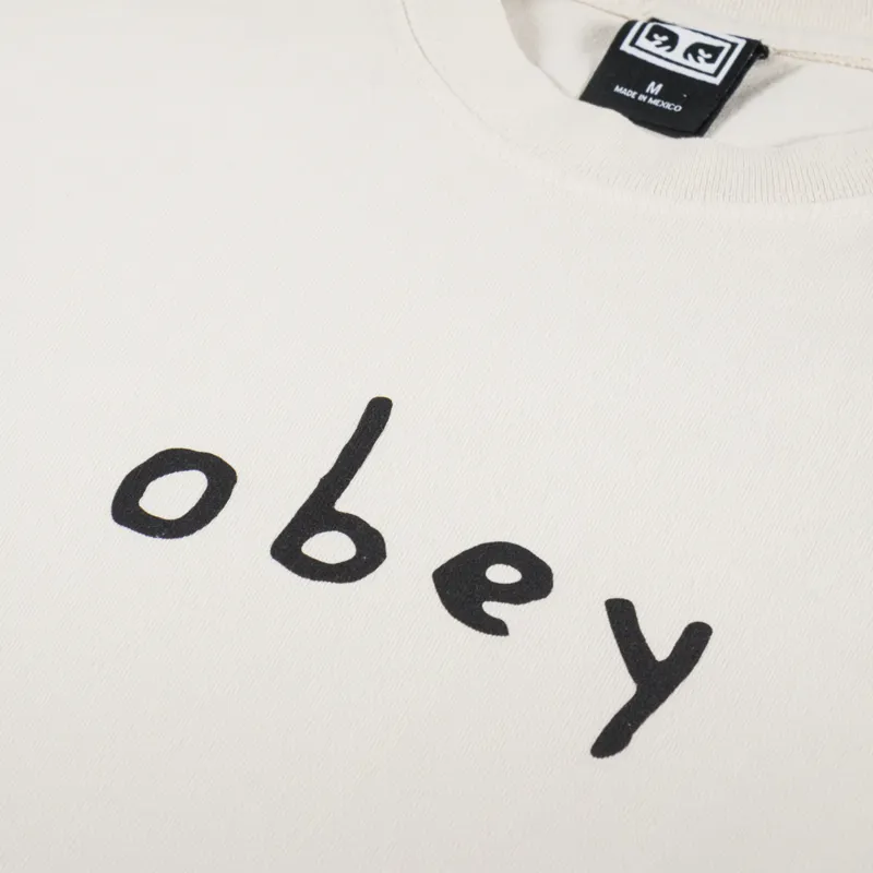 Obey Hummingbird T Shirt Sago-5