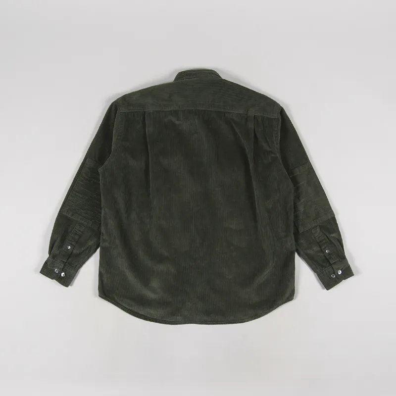 FrizmWORKS Heavy 8 Wale Cord Shirt Olive-1