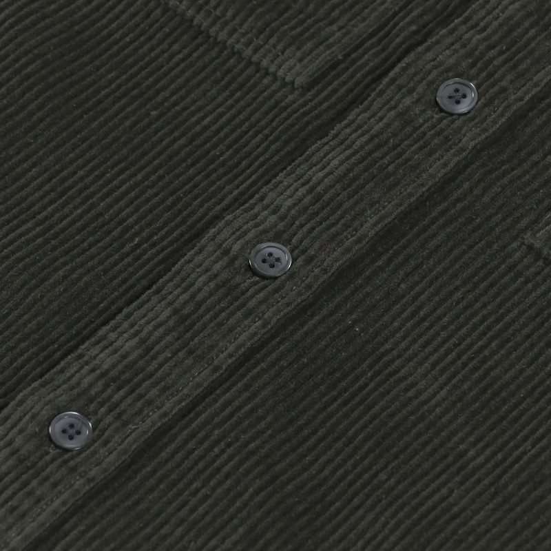 FrizmWORKS Heavy 8 Wale Cord Shirt Olive-5