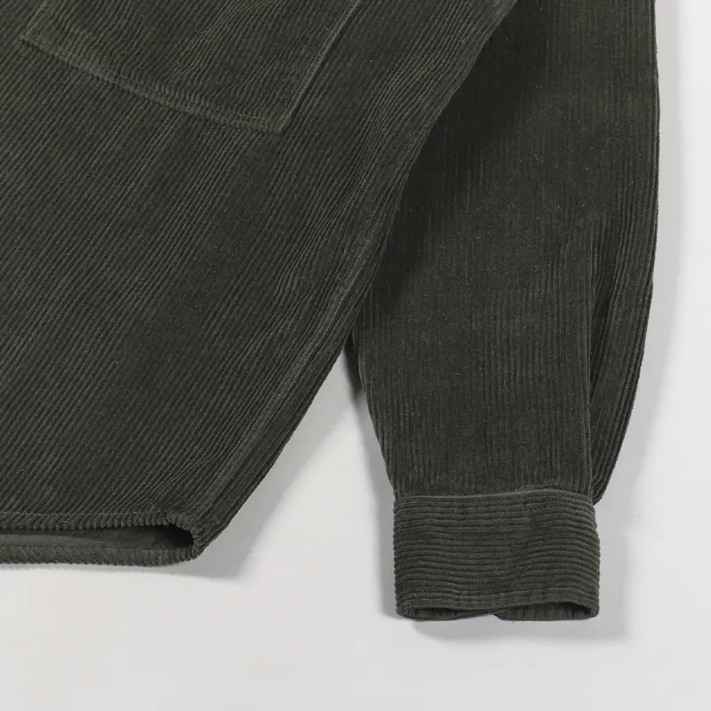 FrizmWORKS Heavy 8 Wale Cord Shirt Olive-7