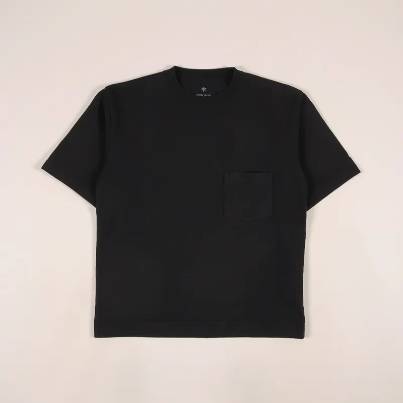 Snow Peak Heavy Cotton T Shirt Black