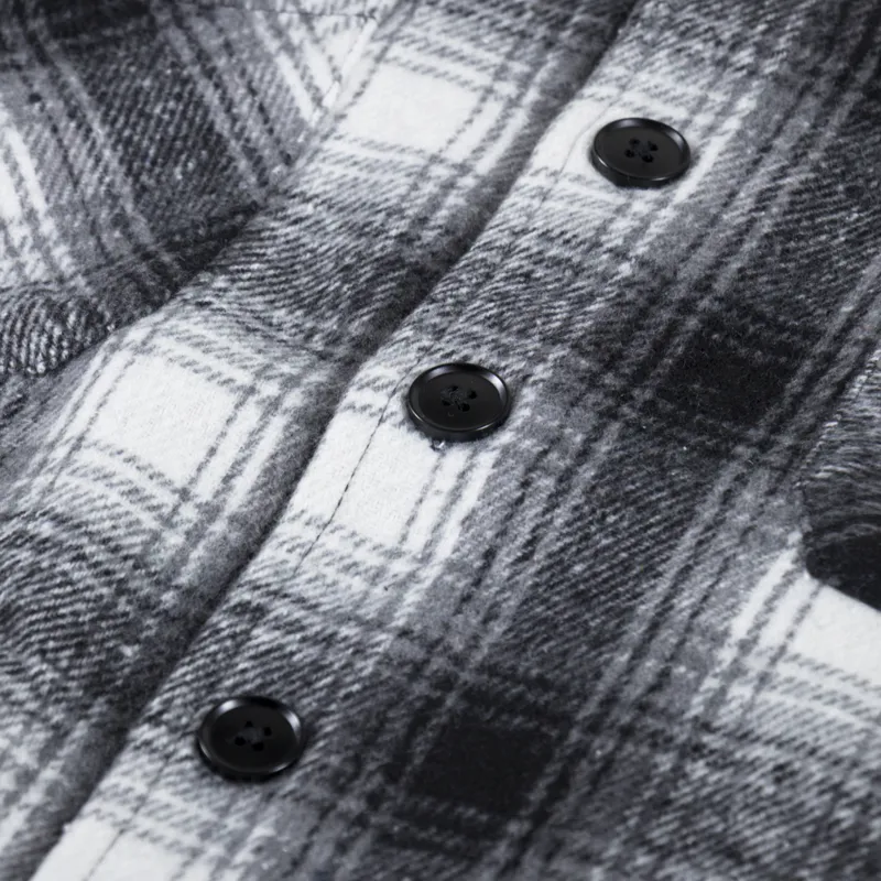 Taikan Heavyweight Plaid Shirt Black-3