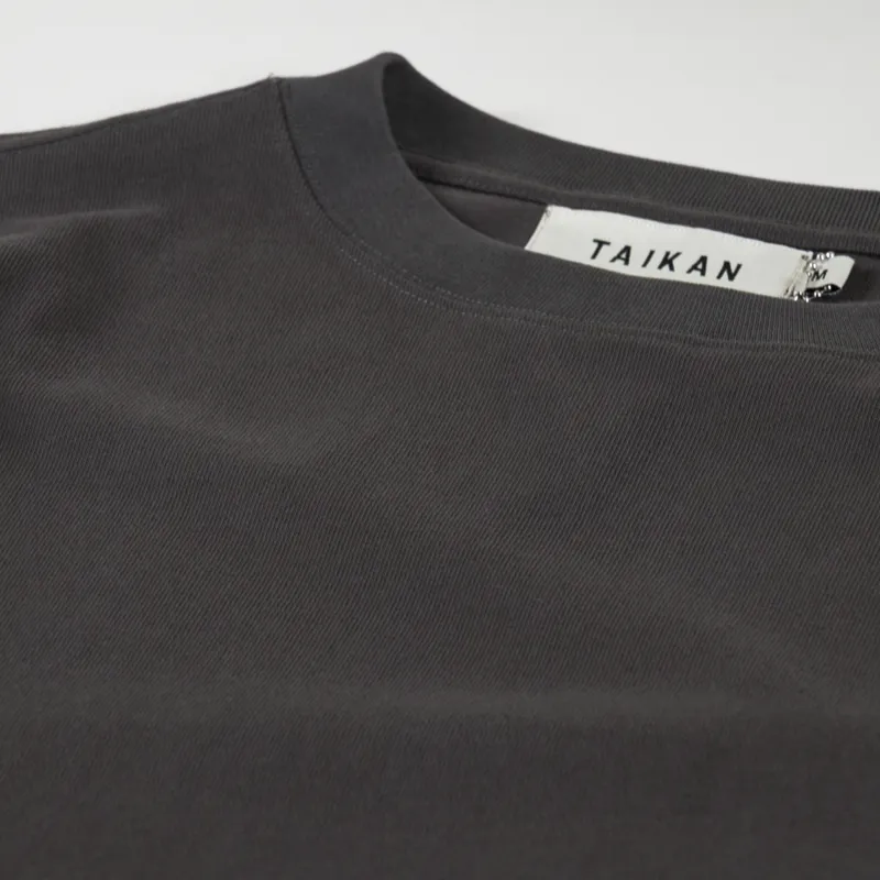 Taikan Heavyweight T Shirt Charcoal-2