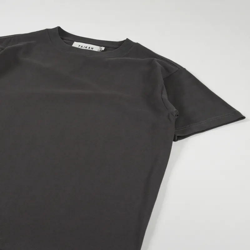 Taikan Heavyweight T Shirt Charcoal-1