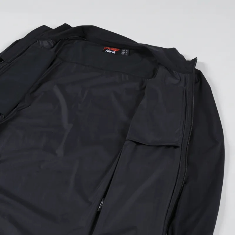 美品　NANGA HYBRID TECH HIKE ZIP BLOUSON Nanga Japan Hybrid Tech Hike Zip Blouson Black Lightweight