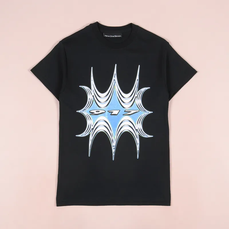 Call Me 917 Hyper Splash T Shirt Black