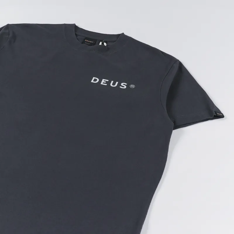 Deus Ex Machina Haywood T Shirt Anthracite-3