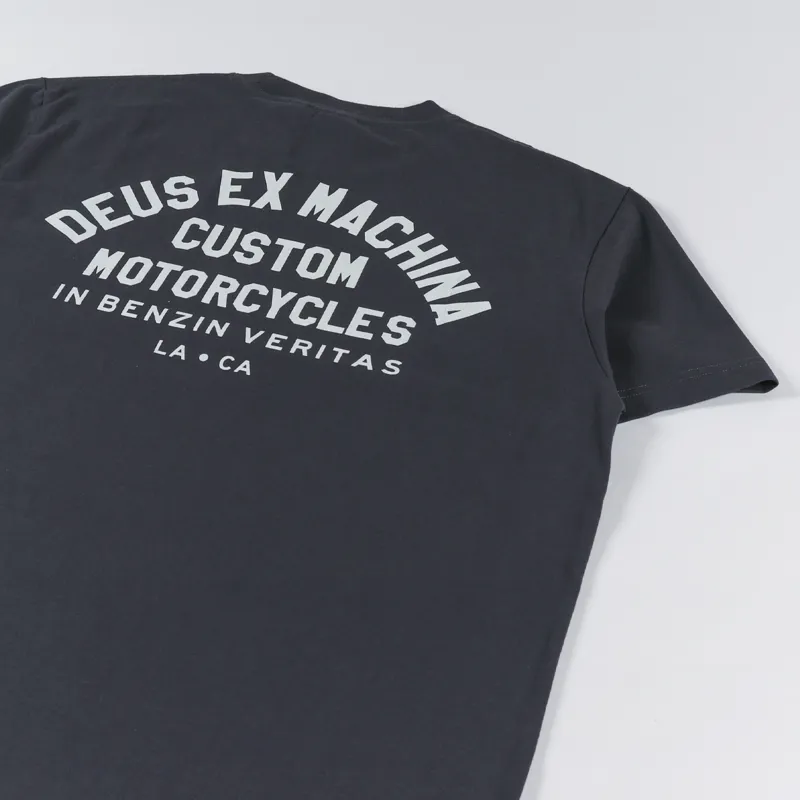Deus Ex Machina Haywood T Shirt Anthracite-2