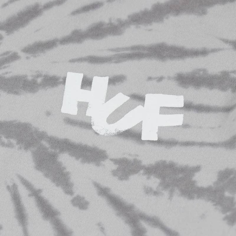 Huf Haze Brush Tie Dye T Shirt Black-5