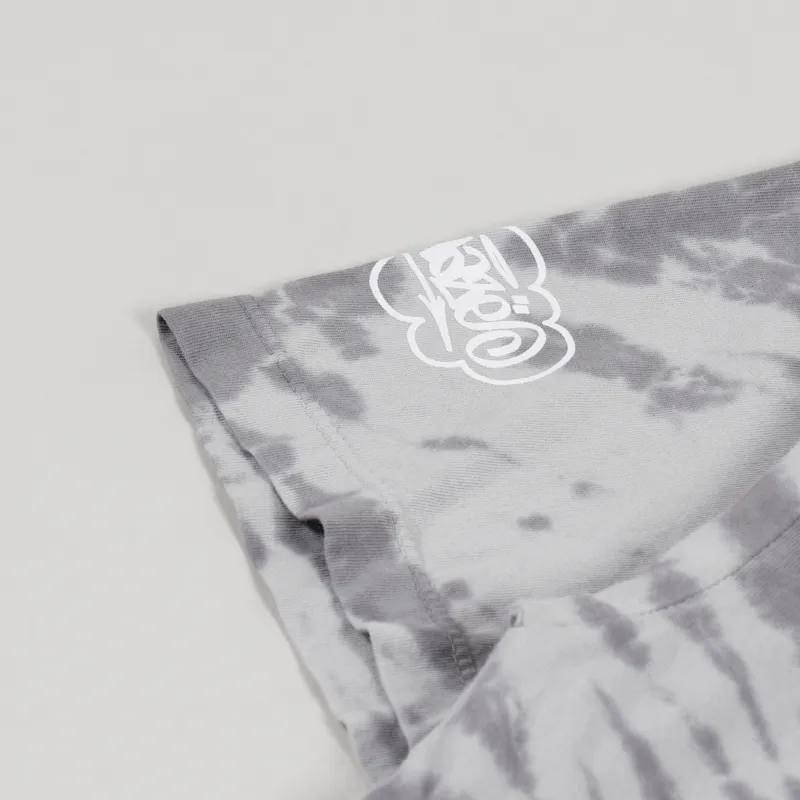 Huf Haze Brush Tie Dye T Shirt Black-4