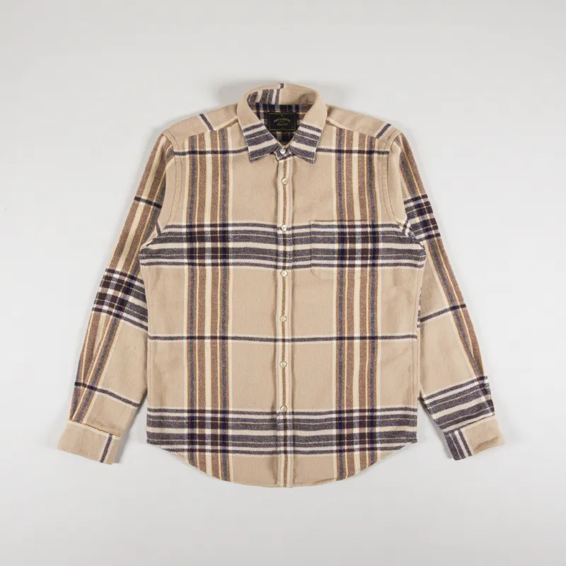 Portuguese Flannel Hazelnut Check Shirt Multi
