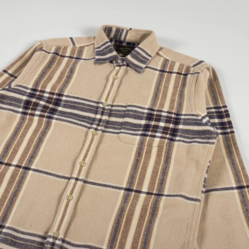 Portuguese Flannel Hazelnut Check Shirt Multi-2