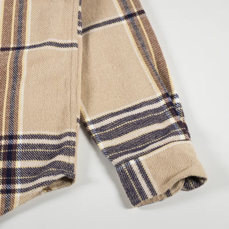 Portuguese Flannel Hazelnut Check Shirt Multi-7