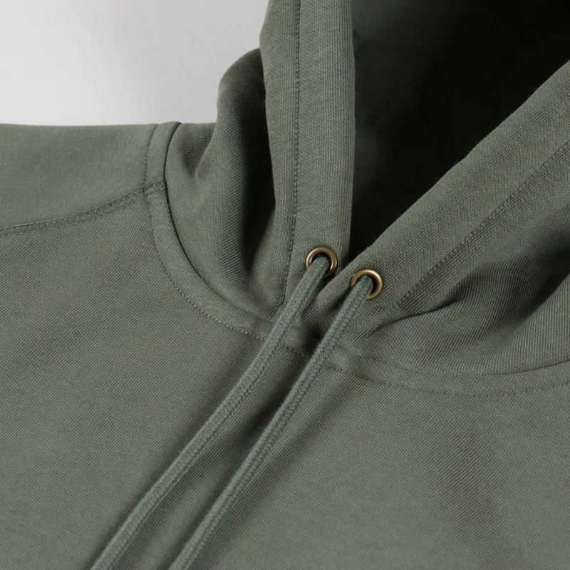 Carhartt WIP Hooded Chase Sweat Leaf Gold-4