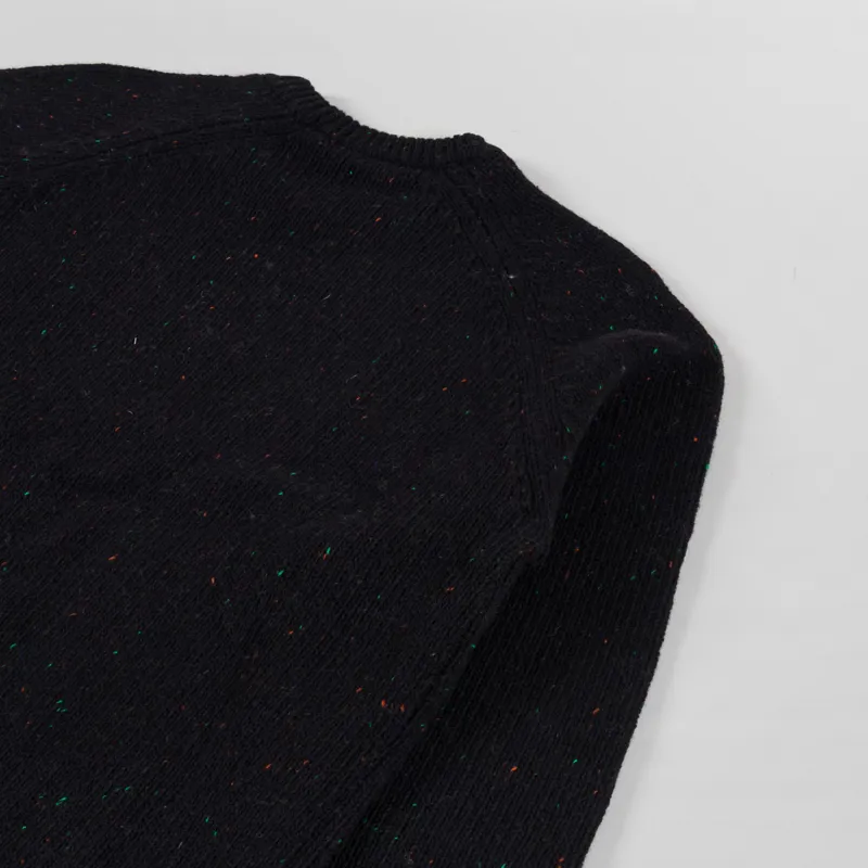 Carhartt WIP Anglistic Sweater Speckled Black-3