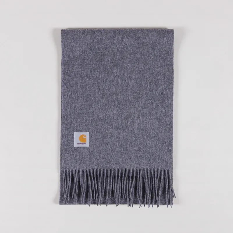 Carhartt WIP Clan Scarf Dark Grey Heather-1