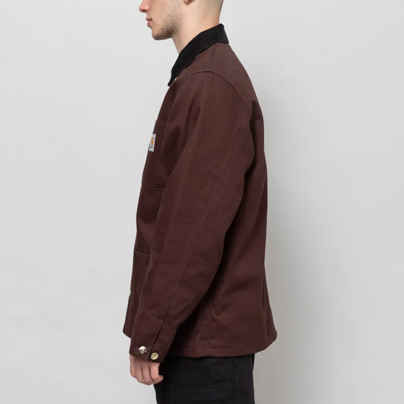 Carhartt WIP Michigan Coat Tobacco Black Rigid-2