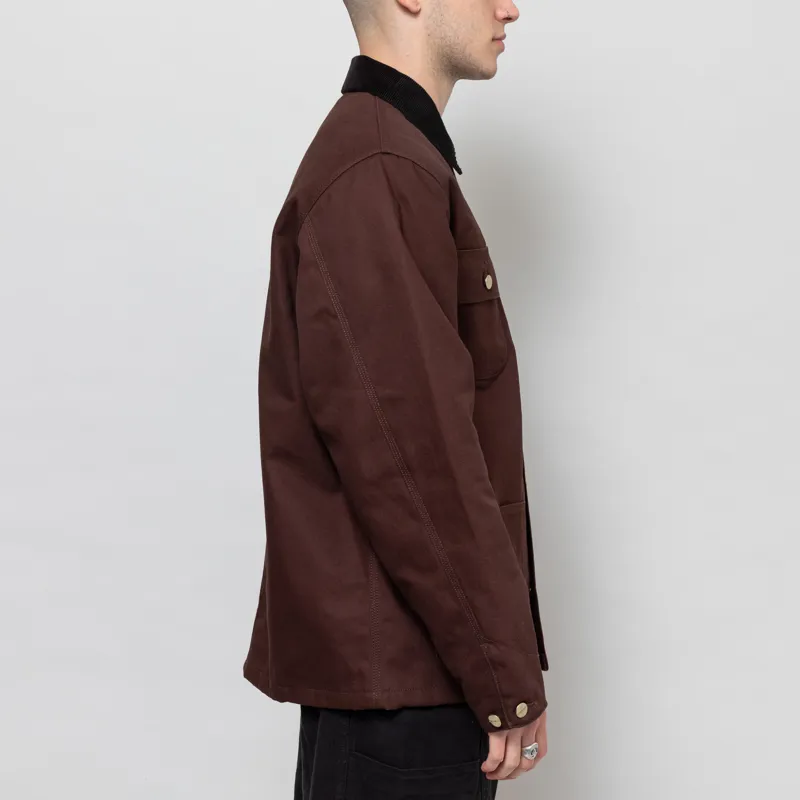 Carhartt WIP Michigan Coat Tobacco Black Rigid-4