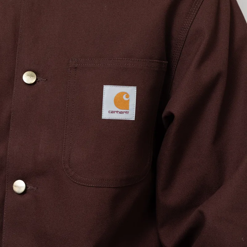 Carhartt WIP Michigan Coat Tobacco Black Rigid-8