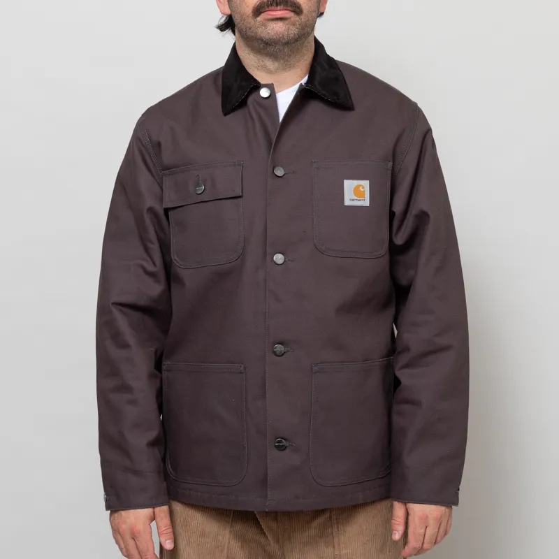 Carhartt WIP Michigan Coat Graphite Black Rigid