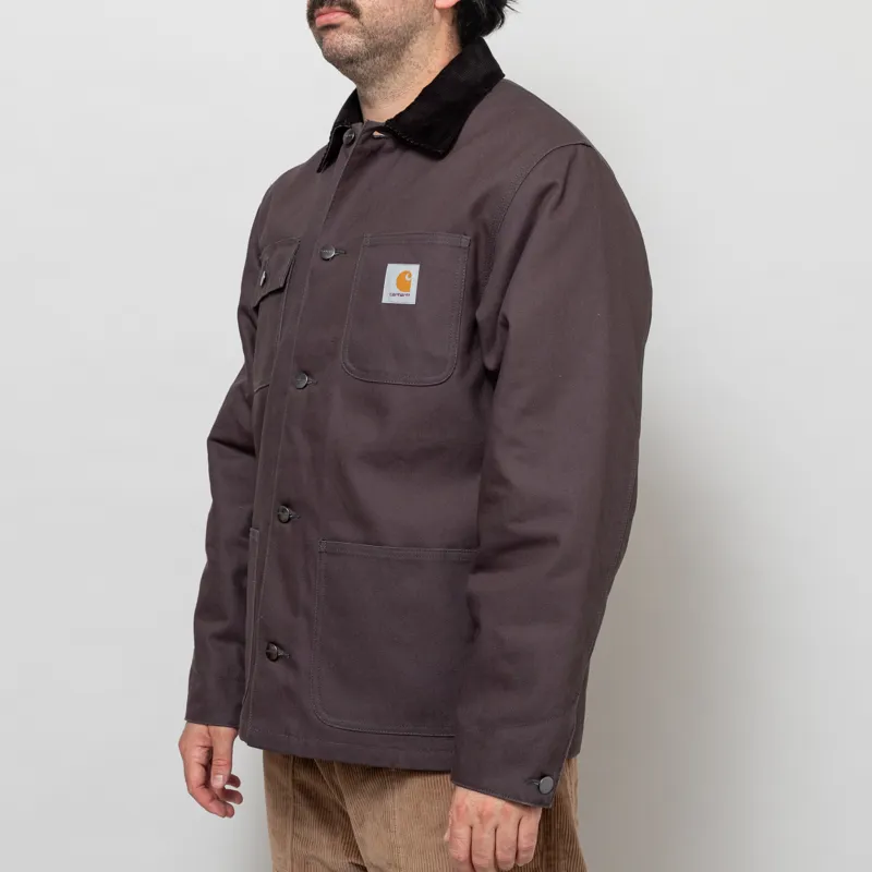 Carhartt WIP Michigan Coat Graphite Black Rigid-1