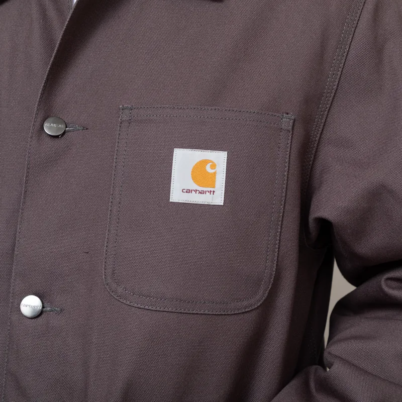 Carhartt WIP Michigan Coat Graphite Black Rigid-7