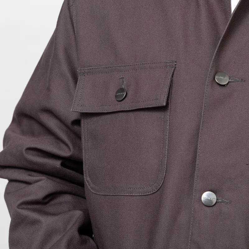 Carhartt WIP Michigan Coat Graphite Black Rigid-6