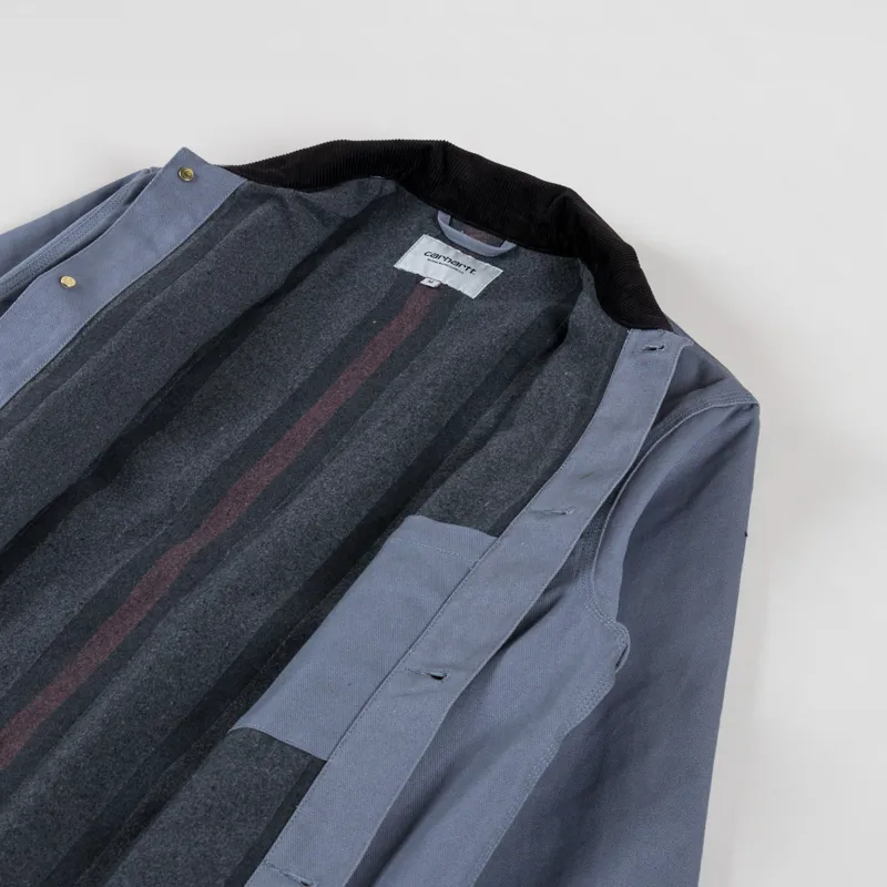 Carhartt WIP Michigan Coat Dove Grey Black-9