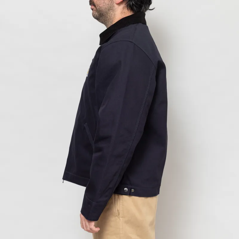 Carhartt WIP Detroit Jacket Dark Navy Black Rigid-2
