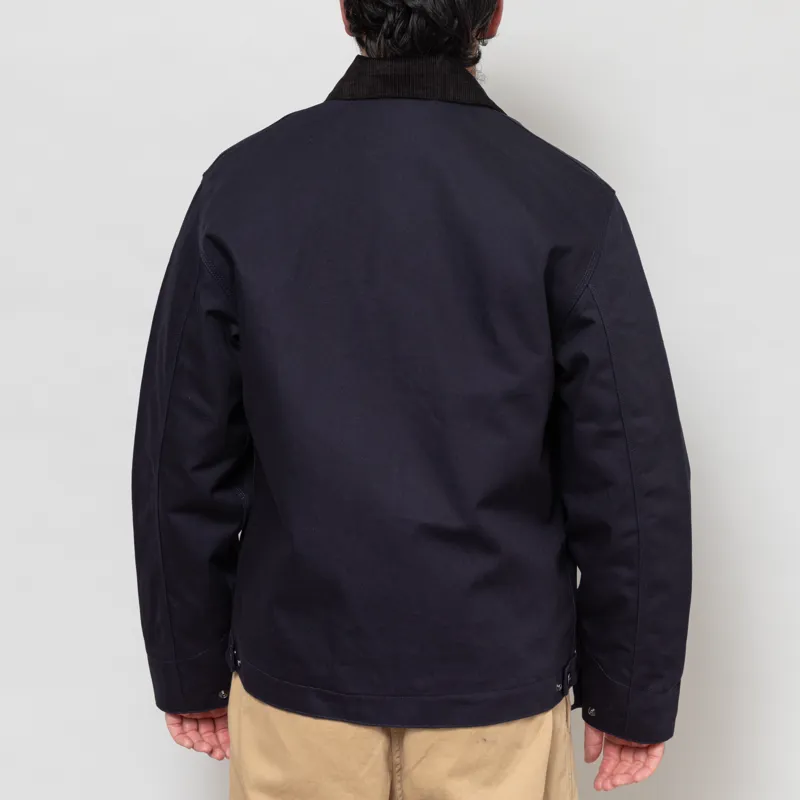 Carhartt WIP Detroit Jacket Dark Navy Black Rigid-3